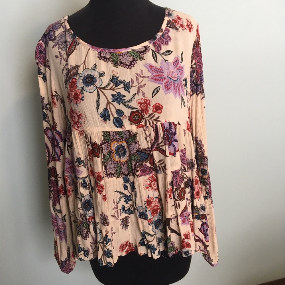 Patrons of Peace Floral Top